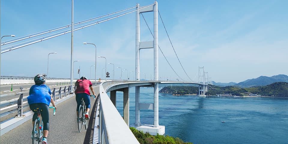 Biking Shimanami Kaido Cycling Road